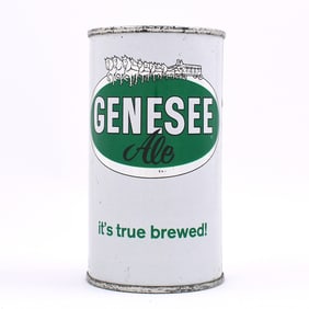 Genesee Ale Flat Top TRUE BREWED SILVER 68-23 TOUGH