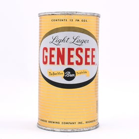 Genesee Light Lager Flat Top MORE PEOPLE 68-36 TOUGH CLEAN