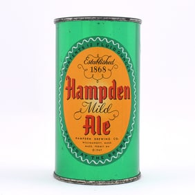 Hampen Mild Ale Flat Top SOLID YELLOW LABEL L79-34