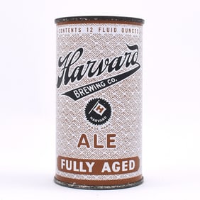 Harvard Fully Aged Ale Flat Top 80-26 BLACK LETTERS OUTSTANDING