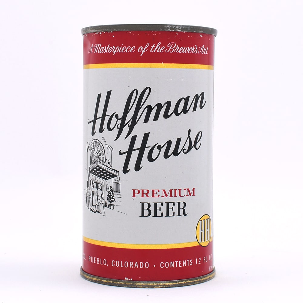 Hoffman House Beer Flat Top 82-30: Brewer/Business Name: Hoffman Beverage Co., Pueblo, Colorado Manufacturer/Plant: Continental Can Co. Date of manufacture: