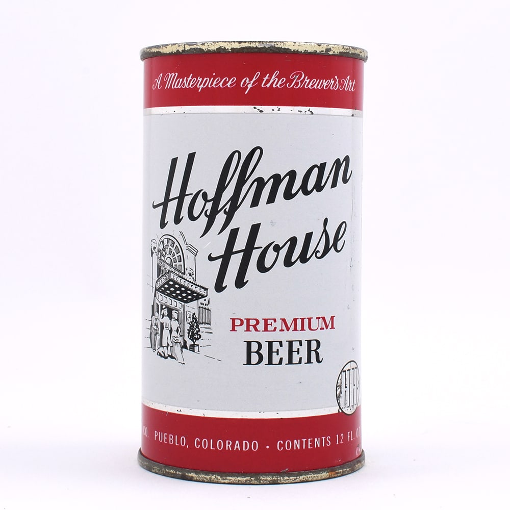 Hoffman House Beer Flat Top 82-31: Brewer/Business Name: Hoffman Beverage Co., Pueblo, Colorado Manufacturer/Plant: Continental Can Co. Date of manufacture:
