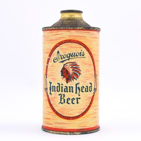 Iroquois Indian Head Beer Cone Top 170-9