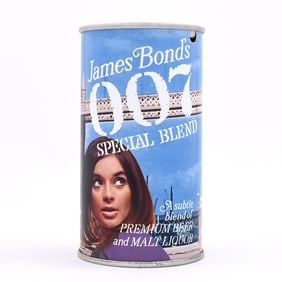 James Bond 007 Special Blend Malt Liquor Pull Tab TOWER BRIDGE 82-31