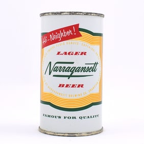 Narragansett Lager Beer Flat Top 101-28 MINTY