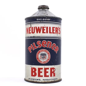 Neuweilers Pilsener Beer Quart Cone Top 215-14 RARE PRE-IRTP