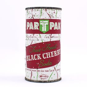 Par T Pak Black Cherry 10 Ounce Soda Flat Top