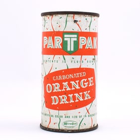 Par T Pak Orange Drink 10 Ounce Soda Flat Top
