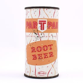 Par T Pak Root Beer 10 Ounce Soda Flat Top