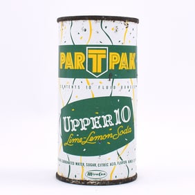 Par T Pak Upper 10 Lime Lemon 10 Ounce Soda Flat Top