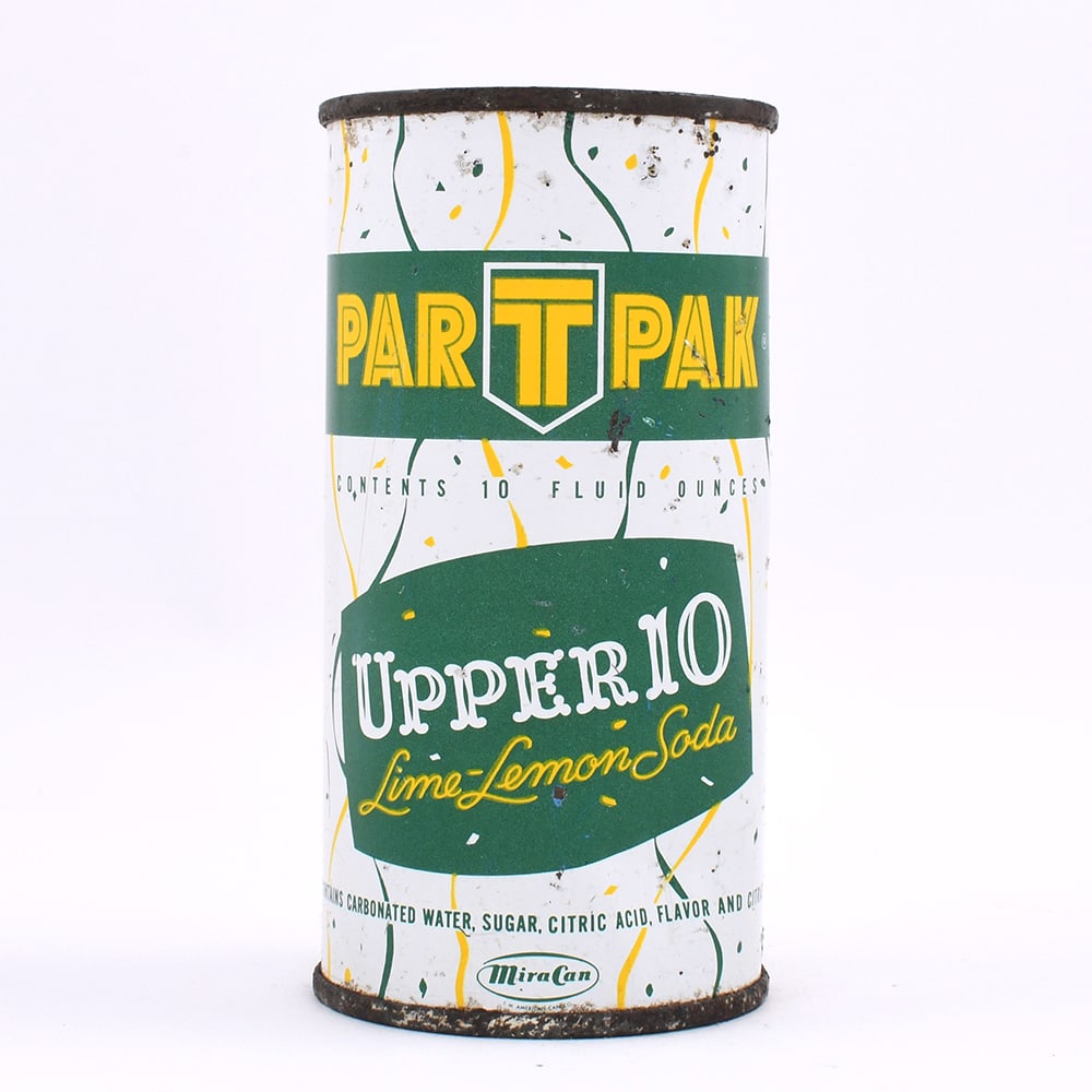Par T Pak Upper 10 Lime Lemon 10 Ounce Soda Flat Top (1 of 6)
