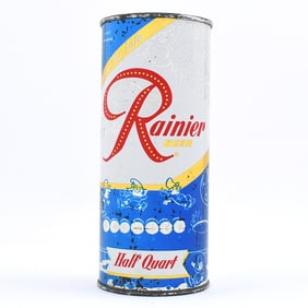 Rainier Jubilee 16 Ounce Flat Top ICE SKATING Blue UNLISTED