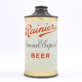 Rainier Special Export Beer Flat Bottom Cone Top 180-8 FBIR