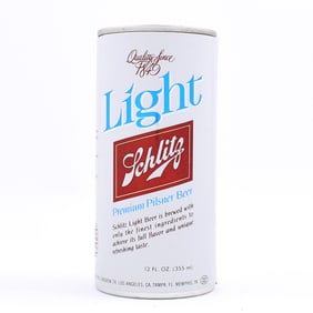 Schlitz Light Beer Foil Label Test Pull Tab UNLISTED