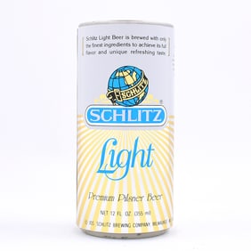 Schlitz Light Beer Foil Label Test Sta-Tab UNLISTED