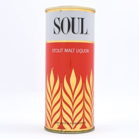Soul Stout Malt Liquor 16 Ounce Fan Tab 167-28