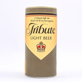 Tribute Light Beer Foil Label Test Pull Tab UNLISTED