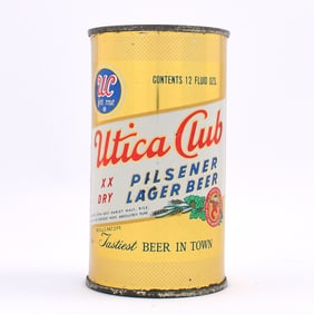 Utica Club XX Dry Pilsener Lager Beer Flat Top 142-24