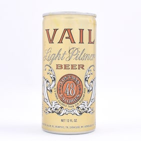 Vail Light Pilsner Beer Aluminum Test Pull Tab L246-36 UNLISTED