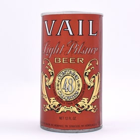 Vail Light Pilsner Beer Foil Label Test Pull Tab UNLISTED
