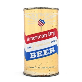 American Dry Extra Premium Lager Beer Flat Top FIVE STAR 31-20
