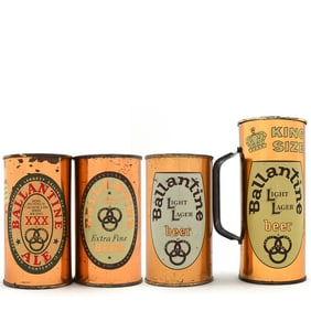 Ballantine Flat Tops Lot of 4