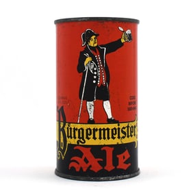 Burgermeister Ale Instructional Flat Top RARE POSSIBLE BEST 46-25 OI 172