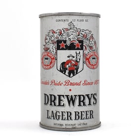 Drewrys Lager Beer Instructional Flat Top 55-32 OI 201