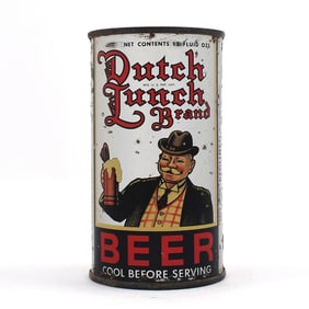 Dutch Lunch Brand Beer Instructional Flat Top
