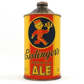 Esslingers Premium Ale Quart Cone Top 208-10 OUTSTANDING