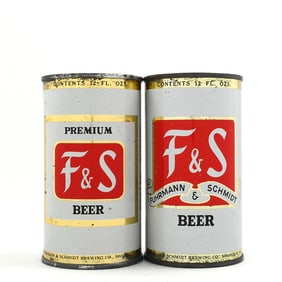 F and S Beer Flat Tops Lot of 2