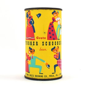 Gretz Tooner Schooner Beer Flat Top WHOS KISSING HER 75-33