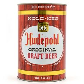 Hudepohl Original Draft Beer Gallon 245-3 EXCEPTIONAL