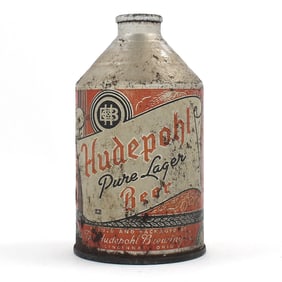 Hudepohl Pure Lager Beer Crowntainer 195-24