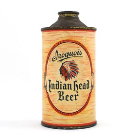 Iroquois Indian Head Beer Cone Top 170-9 SHARP