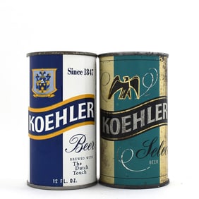 Koehler Beer Flat Tops Lot of 2