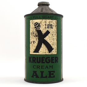 Krueger Cream Ale Quart Cone Top 213-11
