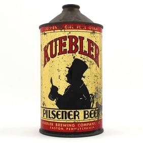 Kuebler Pilsener Beer Quart Cone Top 214-5