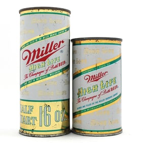 Miller High Life Flat Tops Lot of 2
