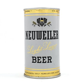 Neuweiler Light Lager Beer Pull Tab 98-10 SHARP