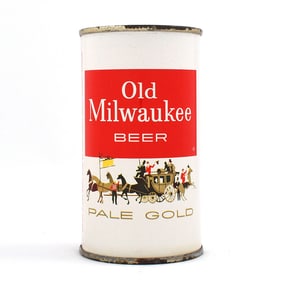 Old Milwaukee Beer Flat Top 107-14 CLEAN