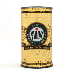 Prior Lager Beer Flat Top ATLANTIS IMPORTERS 117-1