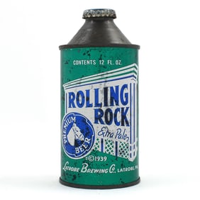 Rolling Rock Extra Pale Cone Top 182-8