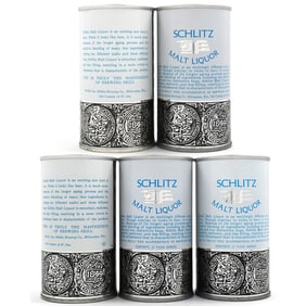 Schlitz Malt Liquor Pull Tabs Lot of 5