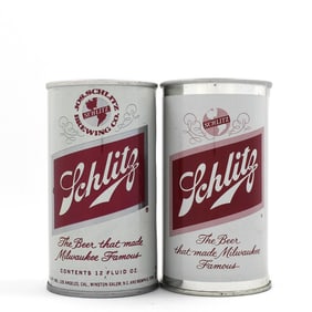 Schlitz Test Pull Tabs Lot of 2