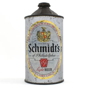 Schmidts Light Beer Quart Cone Top 219-5