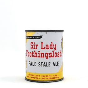 Sir Lady Frothingslosh Pale Stale Ale 8 Ounce Flat Top 242-16