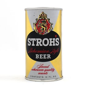 Strohs Bohemian Style Beer Zip Top 128-27