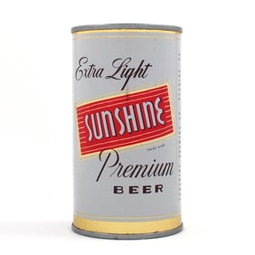 Sunshine Premium Extra Light Dry Beer Flat Top 137-35