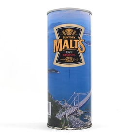 Suntory Malts Beer 24 Ounce Japanese Kawatetsu Steel Pull Tab BRIDGE MERGER COMM